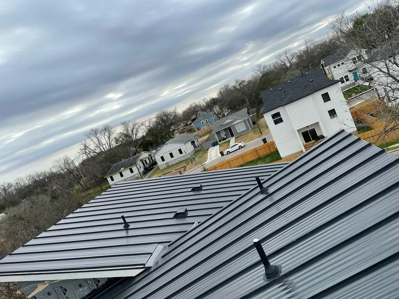 Standing seam metal roof panels with vents for Skylight Repair in View Park-Windsor Hills